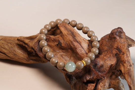 Green Jade Five Elements Metal Energy Bracelet