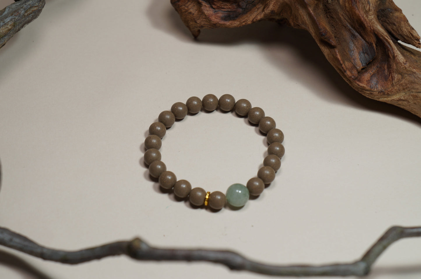Green Jade Five Elements Metal Energy Bracelet