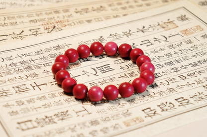 Velvet Rose & Agarwood Minimalist Bracelet