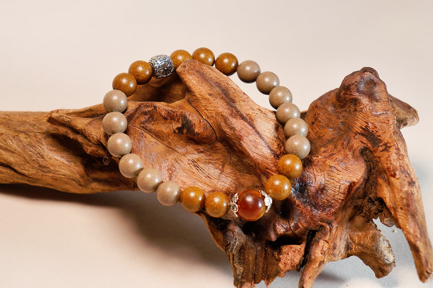 Harmony Earth & Metal Spice Bead Bracelet