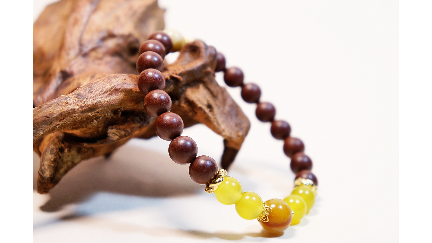 Radiant Fire Element Agate & Spice Bracelet