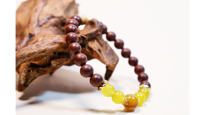 Radiant Fire Element Agate & Spice Bracelet