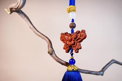 Mystic Rose Butterfly Aroma Car Hanging