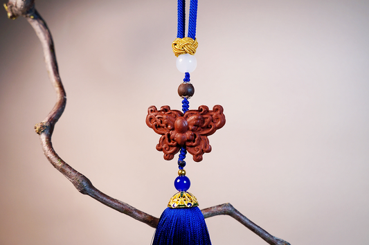 Mystic Rose Butterfly Aroma Car Hanging