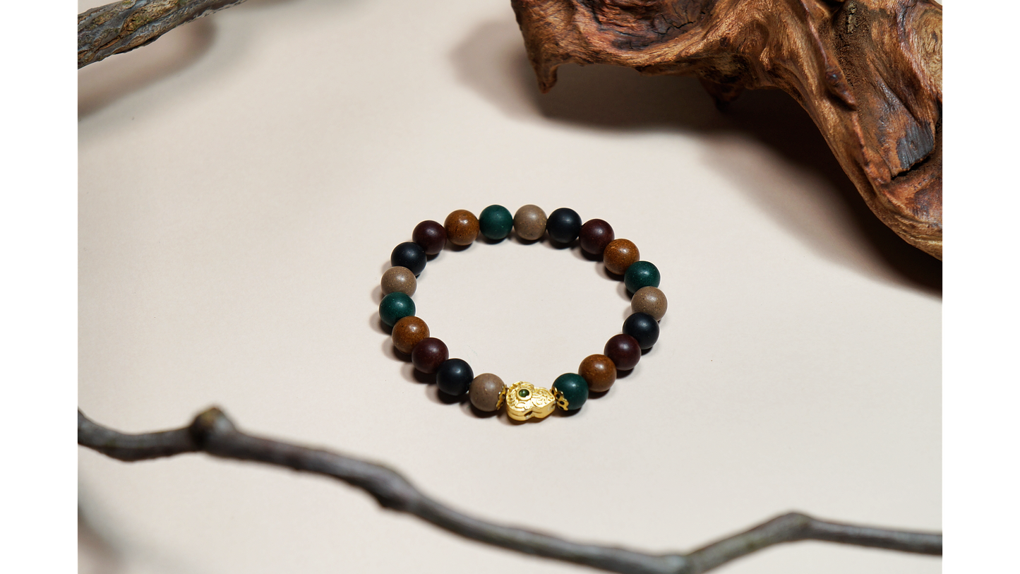 Universal Harmony 5-Element Gemstone Bracelet