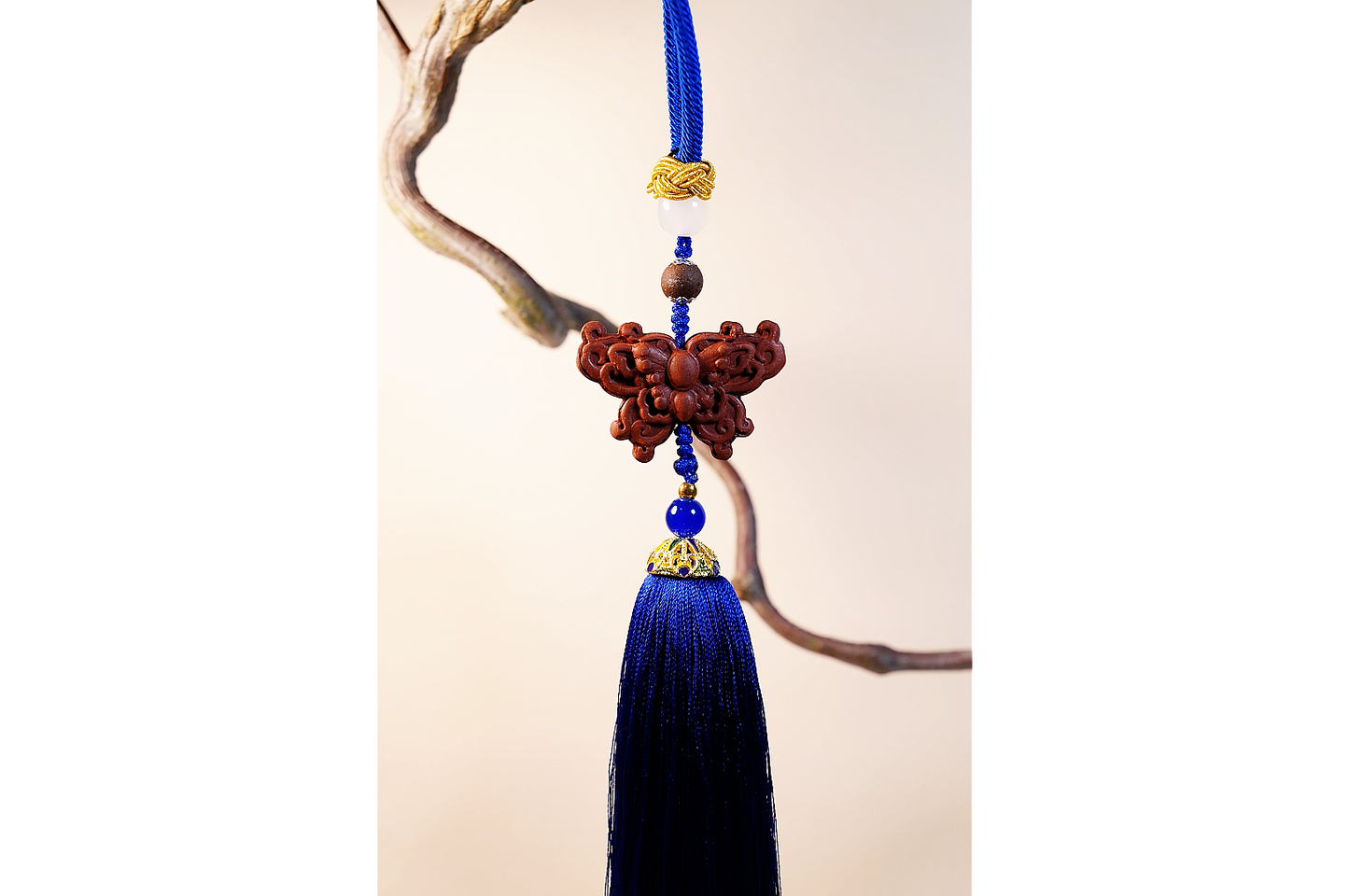 Mystic Rose Butterfly Aroma Car Hanging