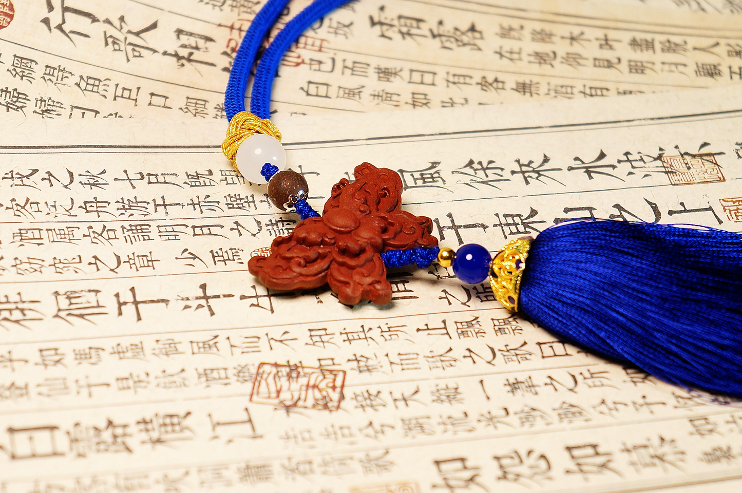 Mystic Rose Butterfly Aroma Car Hanging