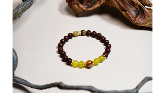 Radiant Fire Element Agate & Spice Bracelet