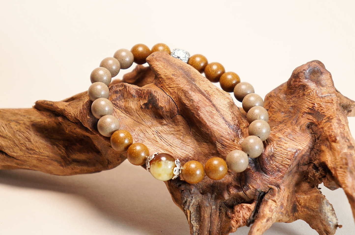 Harmony Earth & Metal Spice Bead Bracelet