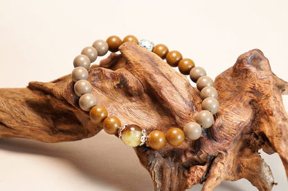Harmony Earth & Metal Spice Bead Bracelet
