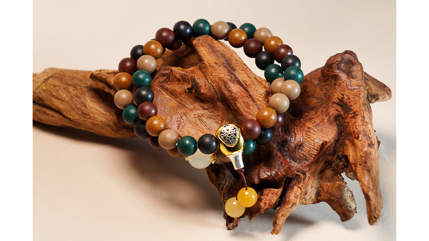 Blooming Earth Element Double Wrap Bracelet