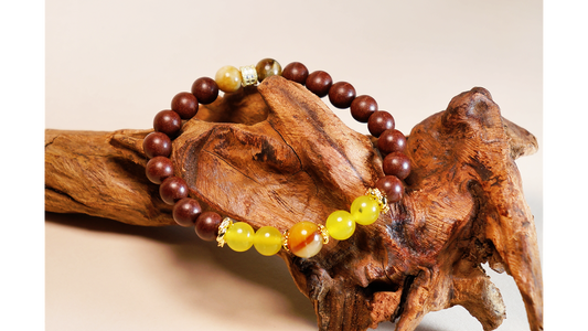 Radiant Fire Element Agate & Spice Bracelet