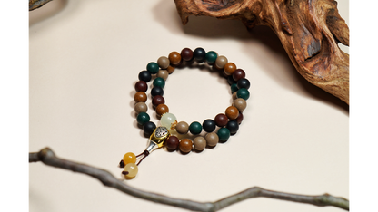 Blooming Earth Element Double Wrap Bracelet