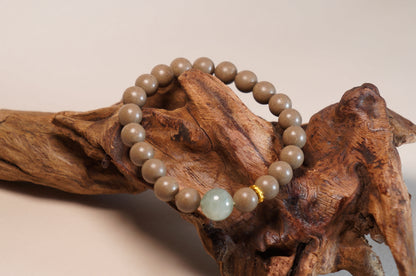 Green Jade Five Elements Metal Energy Bracelet