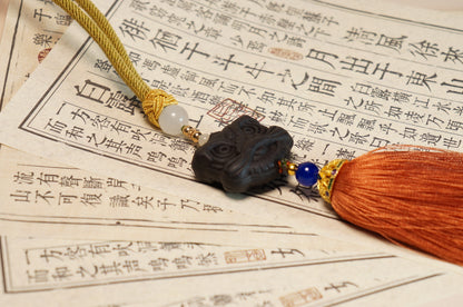 Lion Dance Guardian Incense Pendant