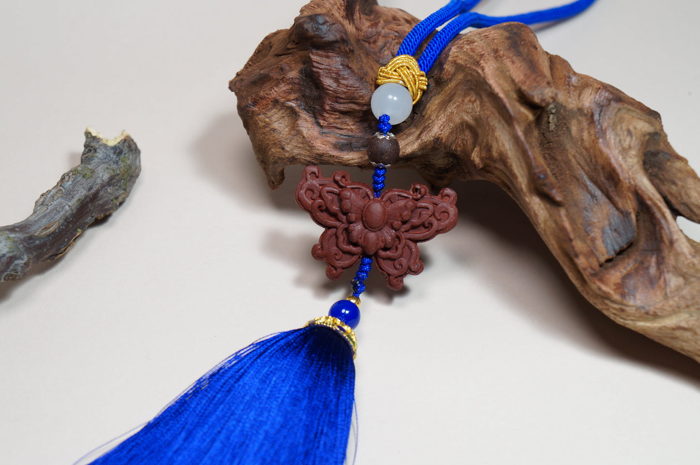 Rose Butterfly Incense Pendant