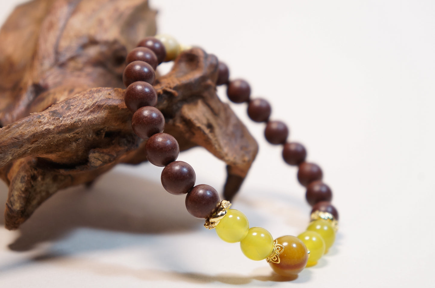 Multi-Jade Five Elements Fire Energy Bracelet