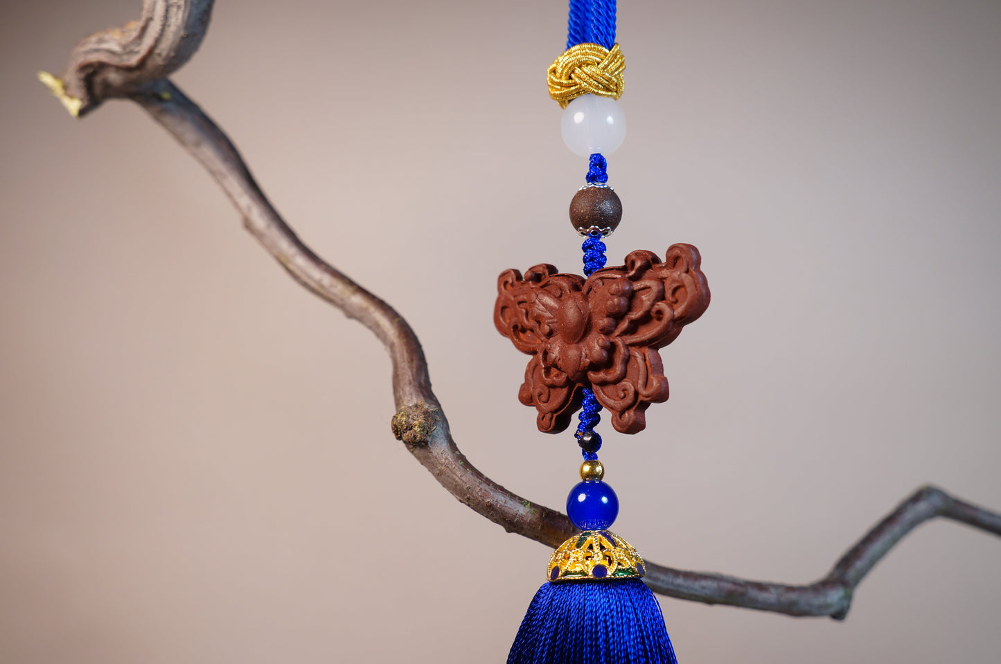 Rose Butterfly Incense Pendant