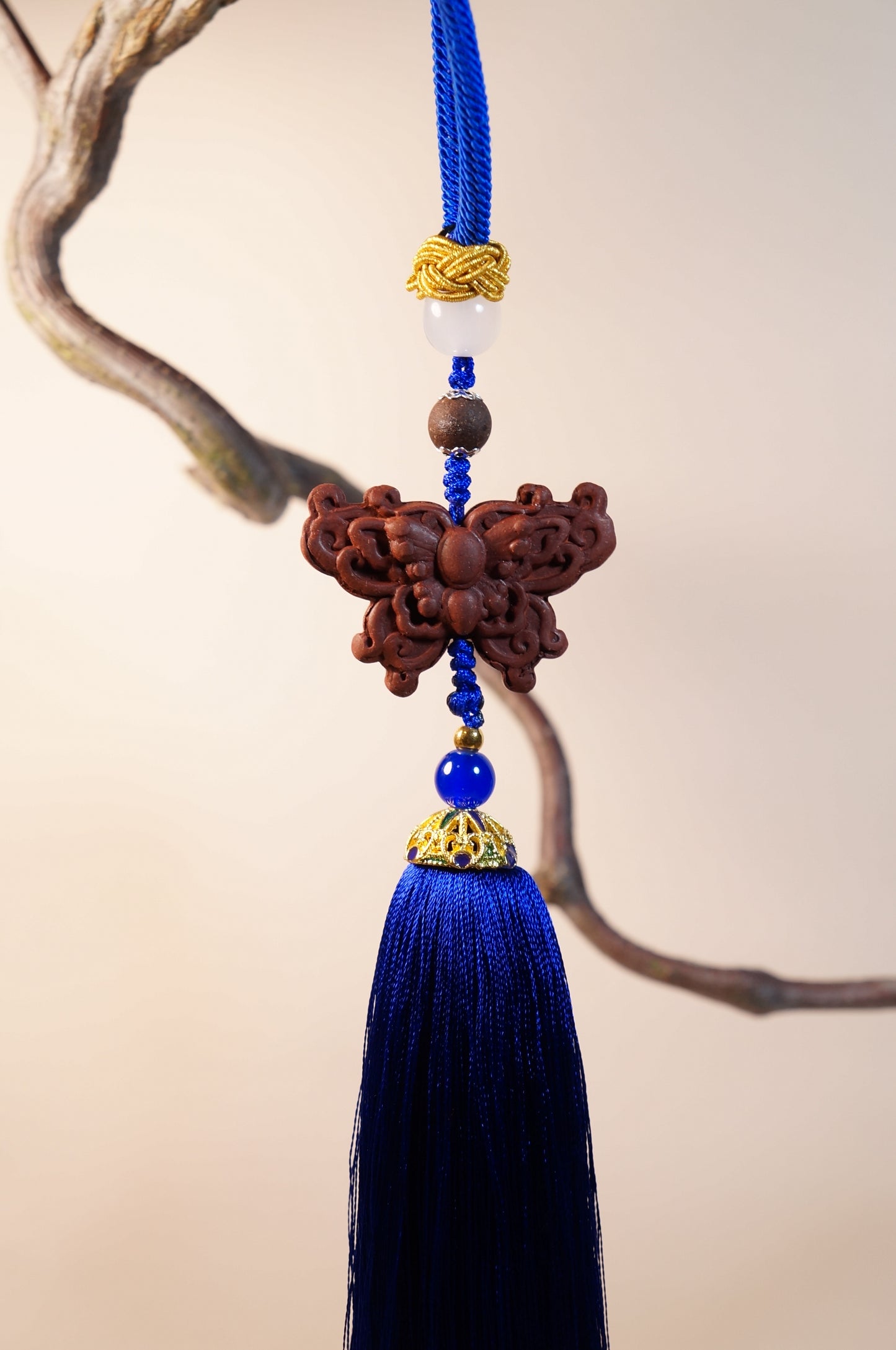 Rose Butterfly Incense Pendant