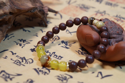 Multi-Jade Five Elements Fire Energy Bracelet