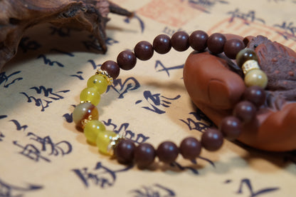 Multi-Jade Five Elements Fire Energy Bracelet